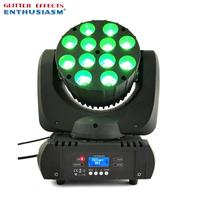 12 pcs with 12W LED Moving Wash Light