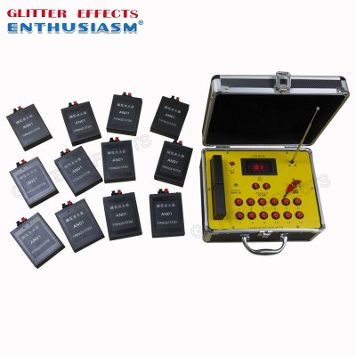 1200 group transmitter control 12 cue pyrotechnic fireworks firing system machine